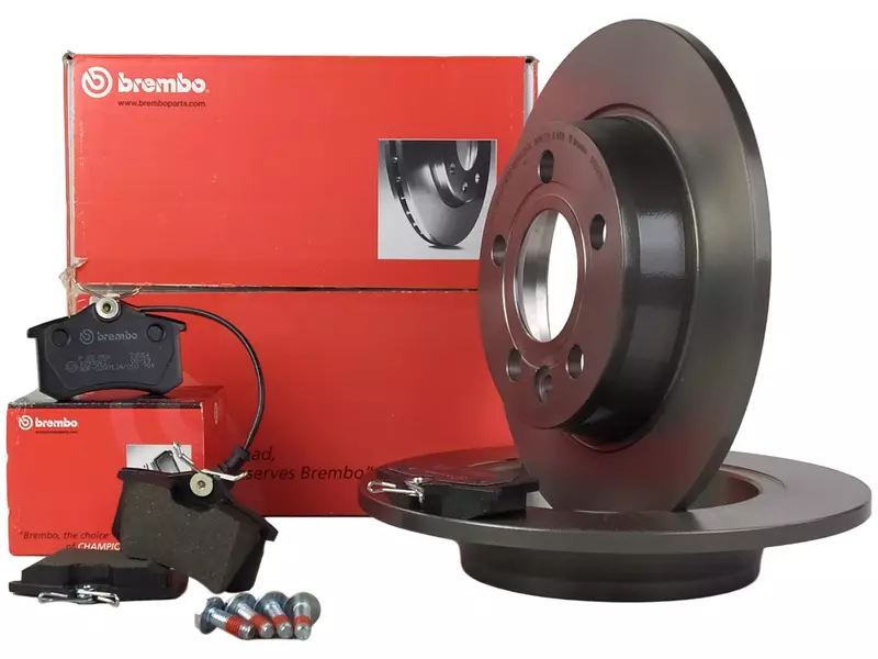 BREMBO TARCZE+KLOCKI TYŁ SEAT ALHAMBRA 268MM