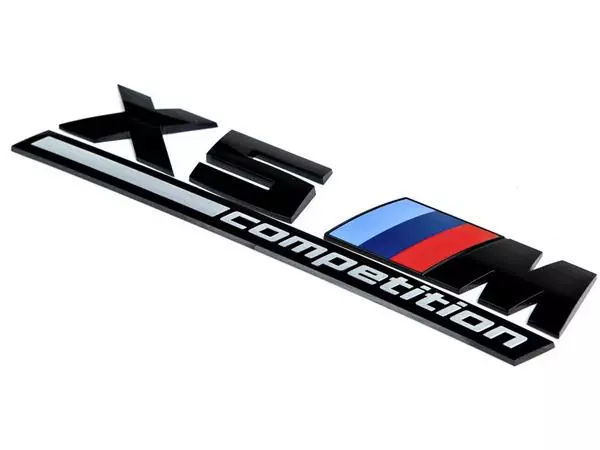 OE BMW EMBLEMAT CZARNY BMW X5M F95 COMPETITION