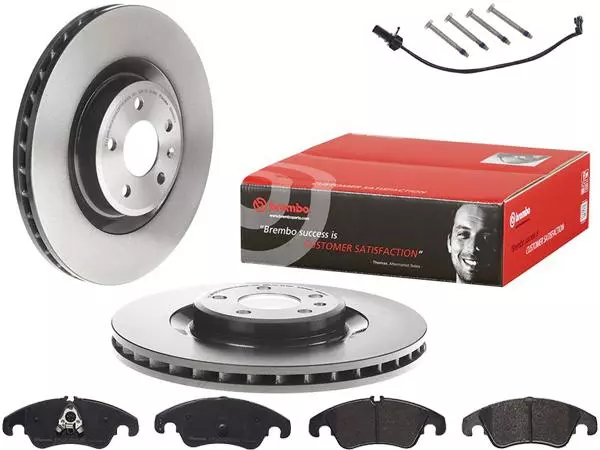 BREMBO TARCZE+KLOCKI PRZÓD AUDI Q5 8R 345MM