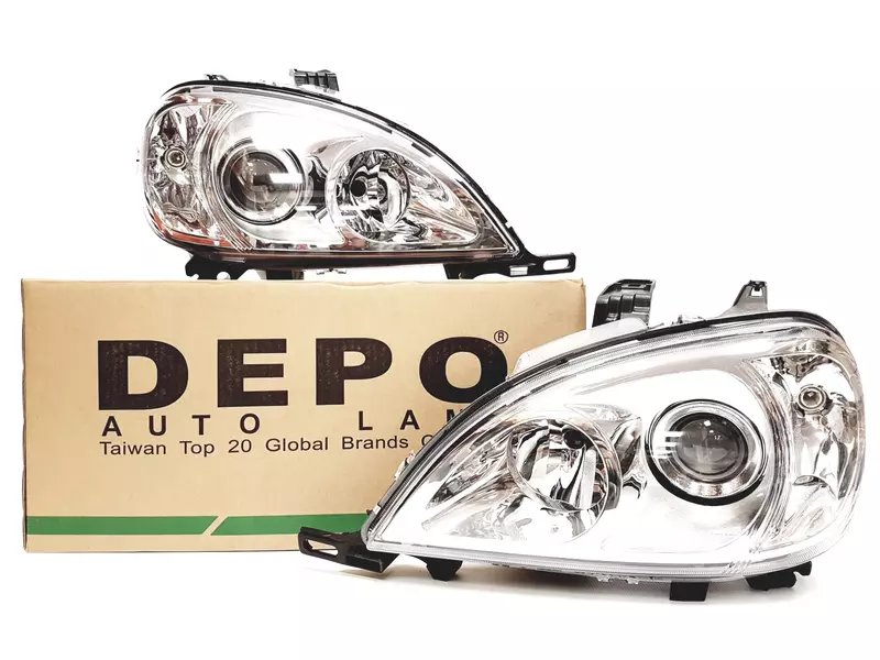 DEPO REFLEKTORY LAMPY PRZÓD MERCEDES M W163 01-05