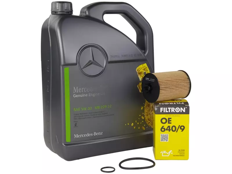 OE MERCEDES 5W30 MB229.52 5L+FILTR OLEJU OE640/9