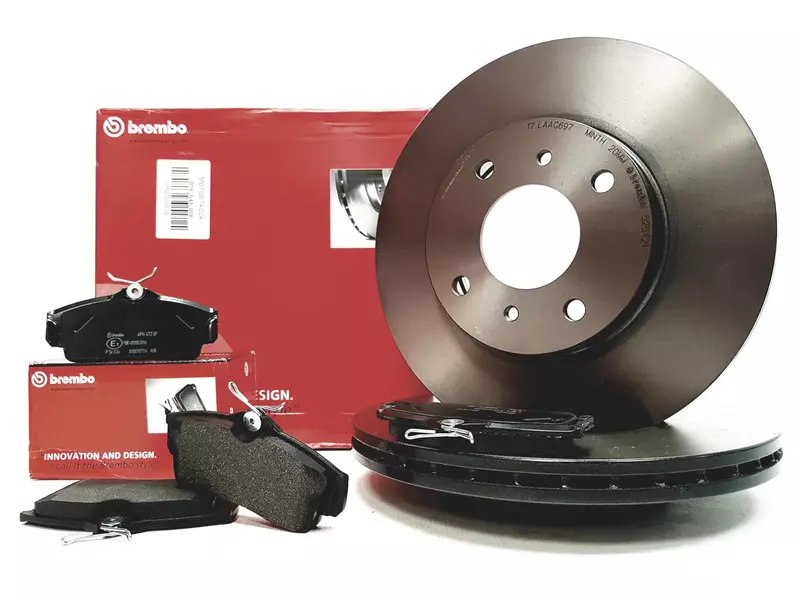 BREMBO TARCZE+KLOCKI PRZÓD ALMERA N16 PRIMERA P11