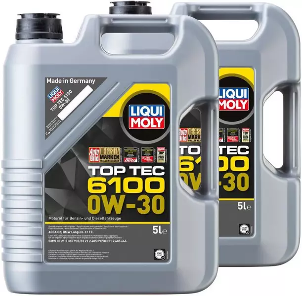 LIQUI MOLY TOP TEC 6100 0W30 C2 BMW LL-12 FE 10L