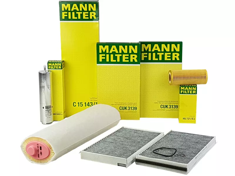 MANN ZESTAW FILTRÓW BMW 5 E60 E61 525D 530D