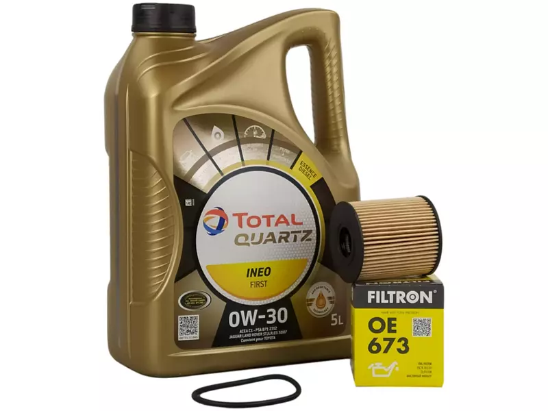 TOTAL INEO FIRST 0W30 5L+FILTR OLEJU OE673