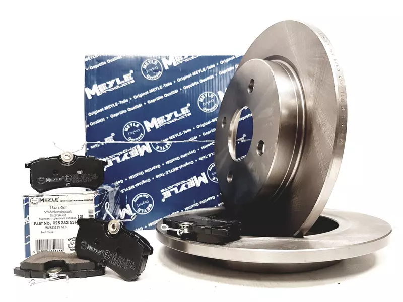 MEYLE TARCZE+KLOCKI TYŁ FORD FOCUS I MK1 253MM