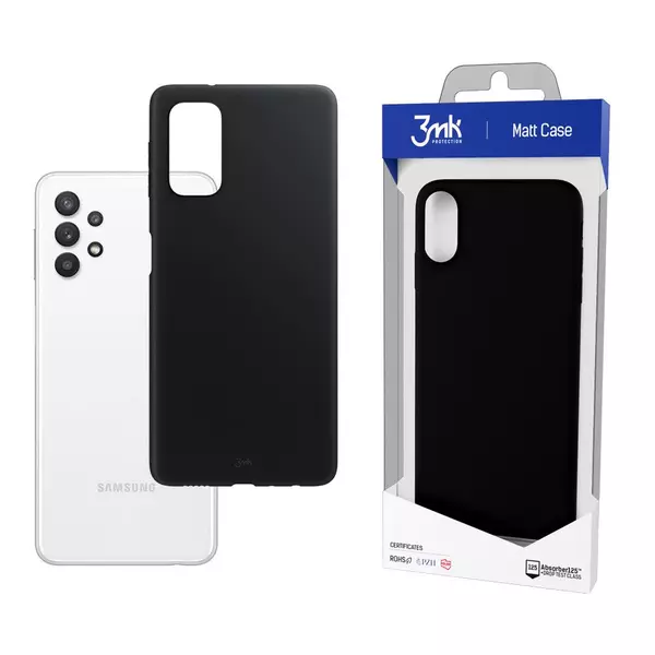 PLECKI 3MK DO SAMSUNG GALAXY A32 5G MATT CASE CZARNY ARTYŚCI I CELEBRYCI