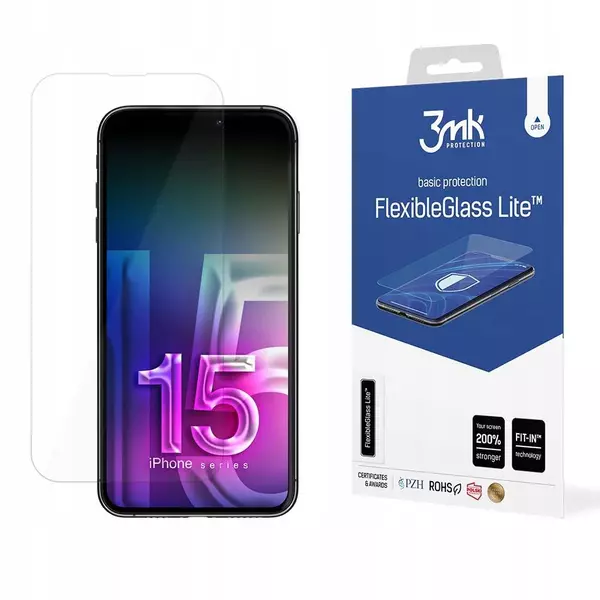 SZKŁO HYBRYDOWE 3MK DO APPLE IPHONE 15 PRO MAX 1 SZT. 