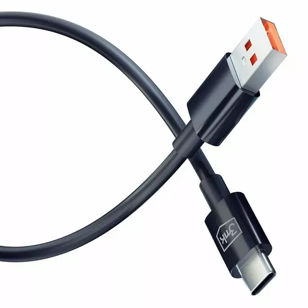 KABEL USB - USB TYP C 3MK 72169 1,2 M CZARNY 