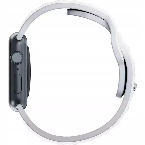 PASEK 3MK DO APPLE WATCH 3 / 2 / 1 (42 MM), APPLE WATCH 9 / 8 / 7 (45 MM), APPLE WATCH SE 2022 / SE / 6 / 5 / 4 (44 MM), APPLE WATCH ULTRA 2 / 1 (49 MM) 20MM BIAŁY 