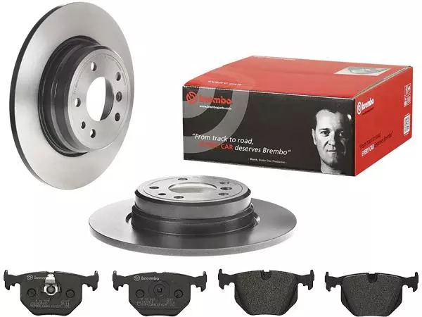 BREMBO TARCZE+KLOCKI TYŁ BMW 7 E38 325MM