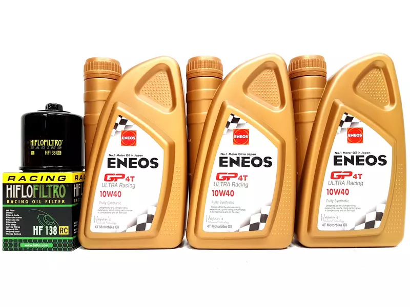 ENEOS ULTRA RACING GP4T 10W40 3L +FILTR HF138