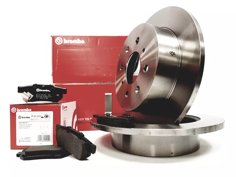 BREMBO TARCZE + KLOCKI TYŁ HONDA JAZZ II III