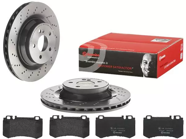 BREMBO TARCZE+KLOCKI T MERCEDES CLS55 AMG C219