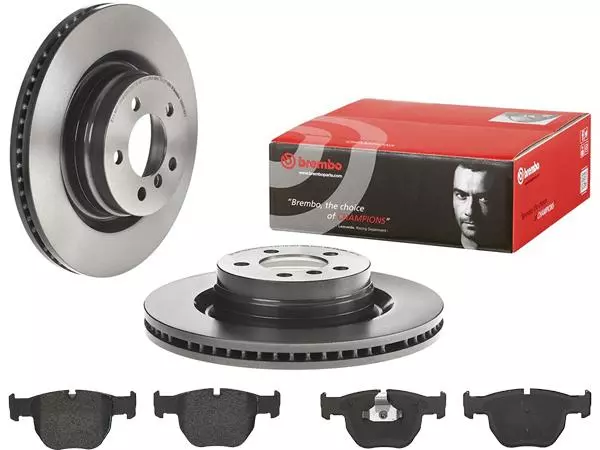 BREMBO TARCZE+KLOCKI PRZÓD RANGE ROVER III 344MM