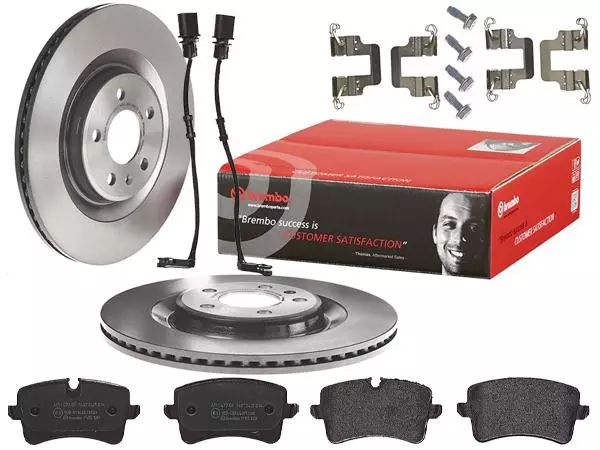 BREMBO TARCZE+KLOCKI TYŁ AUDI A8 D4 330MM