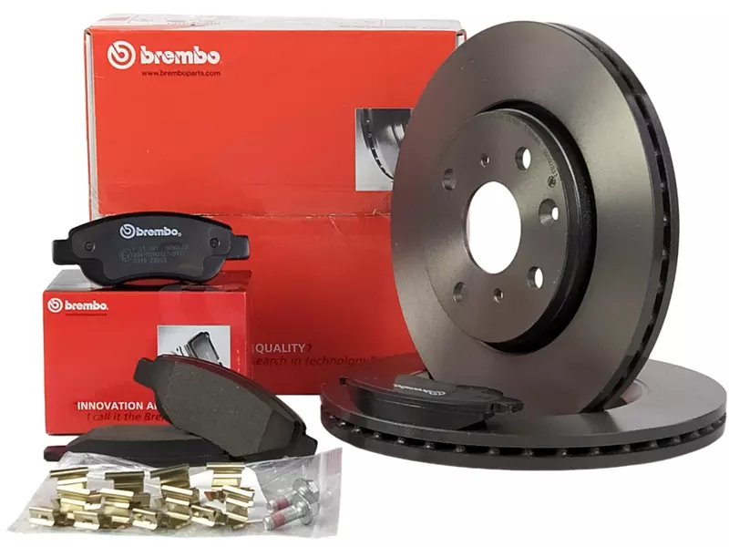 BREMBO TARCZE+KLOCKI PRZÓD CITROEN C1 I II 247MM