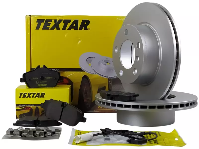 TEXTAR TARCZE+KLOCKI PRZÓD BMW 1 E81 E87 284MM