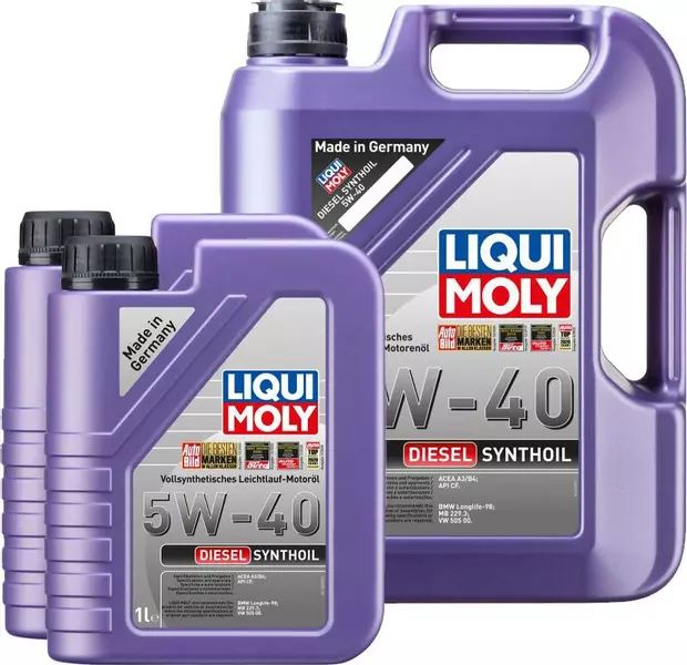 LIQUI MOLY DIESEL SYNTHOIL 5W40 CF ACEA B4 7L