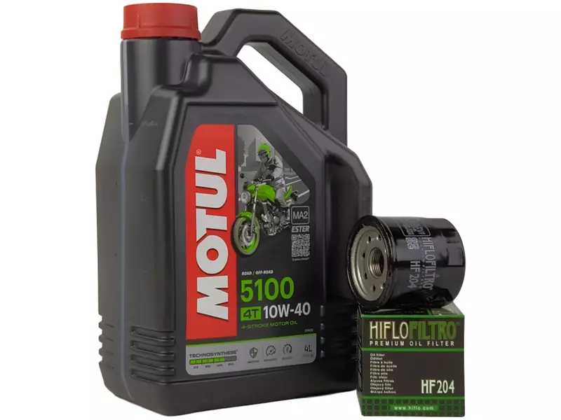 MOTUL 5100 4T 10W40 4L + HIFLO FILTR OLEJU HF204