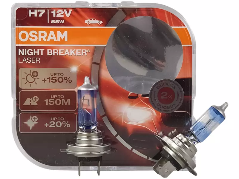 OSRAM NIGHT BREAKER LASER NEXT GEN +150% H7 DUO