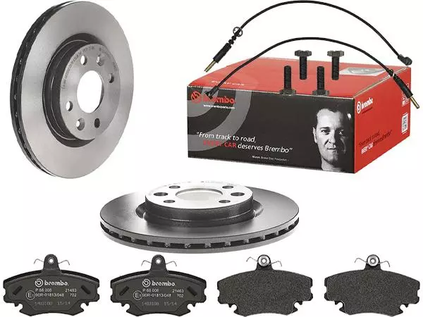 BREMBO TARCZE+KLOCKI P DACIA LOGAN I 259MM