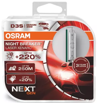 OSRAM NIGHT BREAKER LASER XENARC ŻARNIKI D3S DUO