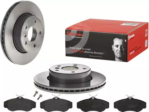 BREMBO TARCZE+KLOCKI PRZÓD RANGE ROVER II 297MM