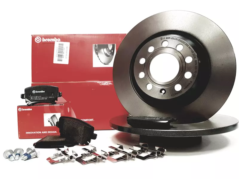 BREMBO TARCZE+KLOCKI TYŁ AUDI A6 C6 302MM