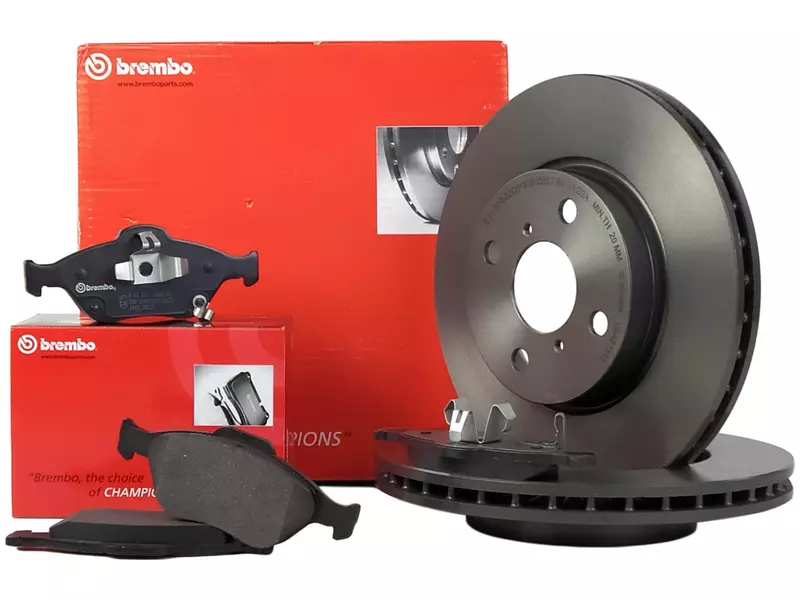 BREMBO TARCZE+KLOCKI PRZÓD TOYOTA YARIS P9 258MM