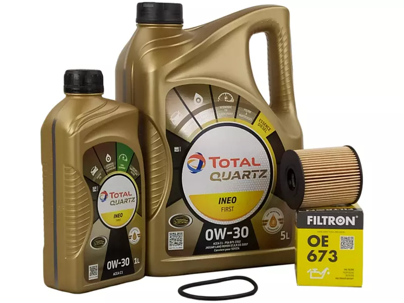 TOTAL INEO FIRST 0W30 6L+FILTR OLEJU OE673