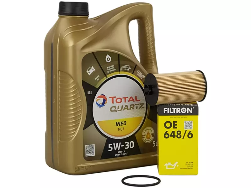 TOTAL INEO MC3 5W30 5L+FILTR OLEJU OE648/6