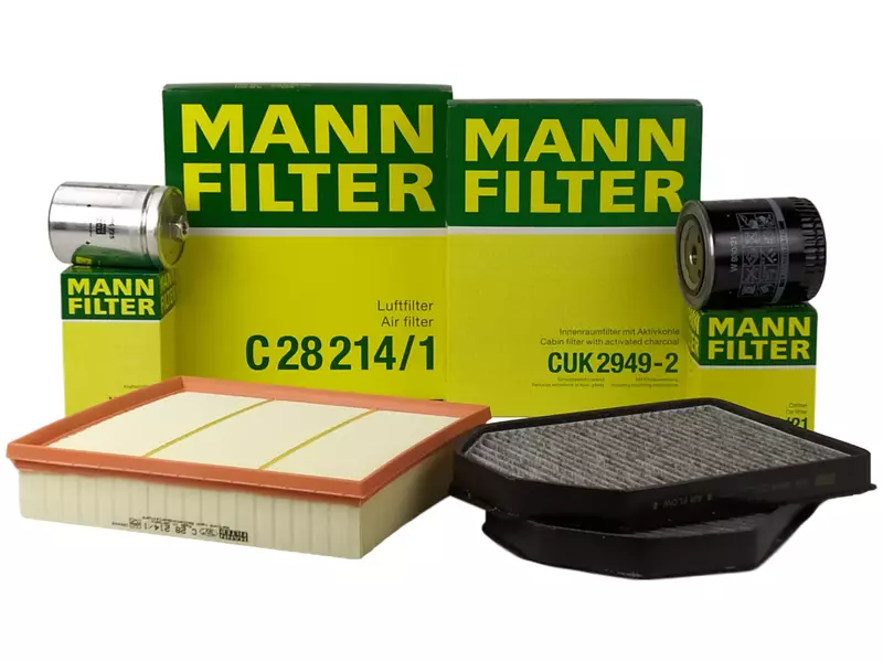 MANN ZESTAW FILTRÓW AUDI A8 D2 2.8 V6 4DS000497-