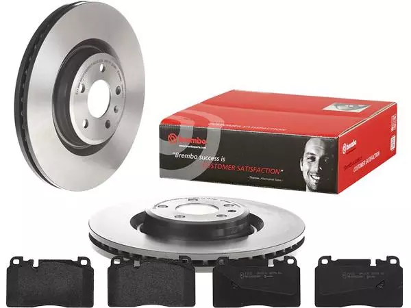 BREMBO TARCZE+KLOCKI PRZÓD AUDI A6 C7 A7 4G 345MM