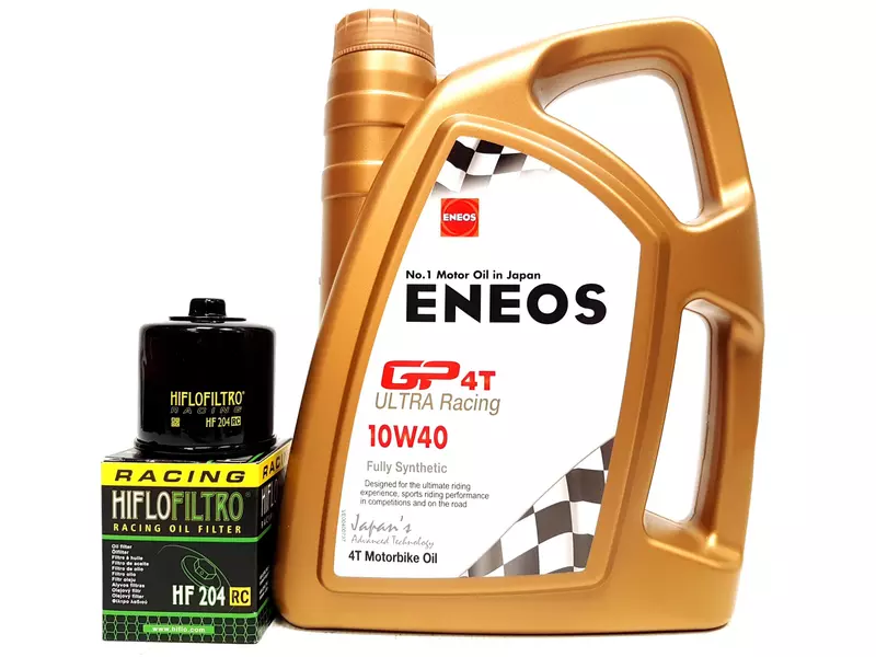 ENEOS ULTRA RACING GP4T 10W40 4L + FILTR HF204RC