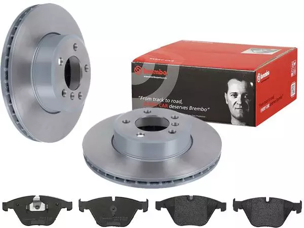 BREMBO TARCZE+KLOCKI PRZÓD BMW 7 E65 E66 324MM