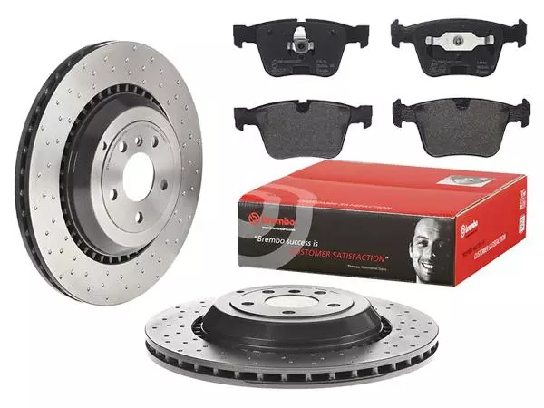 BREMBO TARCZE+KLOCKI T MERCEDES ML63 AMG W164