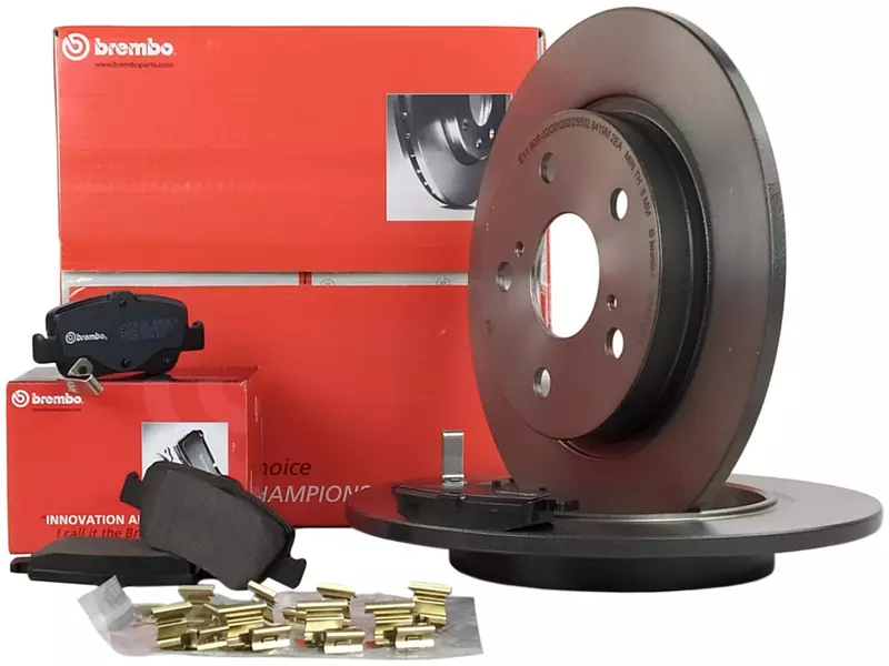 BREMBO TARCZE+KLOCKI TYŁ TOYOTA AURIS E15 270MM