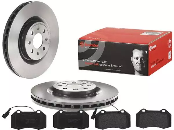 BREMBO TARCZE+KLOCKI PRZÓD ABARTH PUNTO 305MM