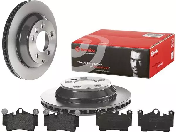 BREMBO TARCZE+KLOCKI T PORSCHE CAYENNE 9P 358MM