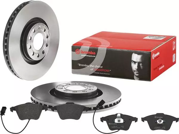 BREMBO TARCZE+KLOCKI PRZÓD AUDI A4 B7 320MM