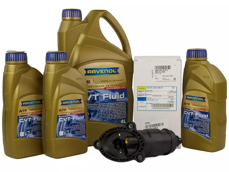 OE VAG FILTR CVT+RAVENOL OLEJ 7L AUDI A6 C7 A7 4G