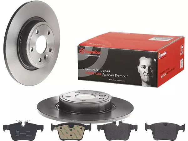 BREMBO TARCZE+KLOCKI TYŁ LR DISCOVERY SPORT 300MM