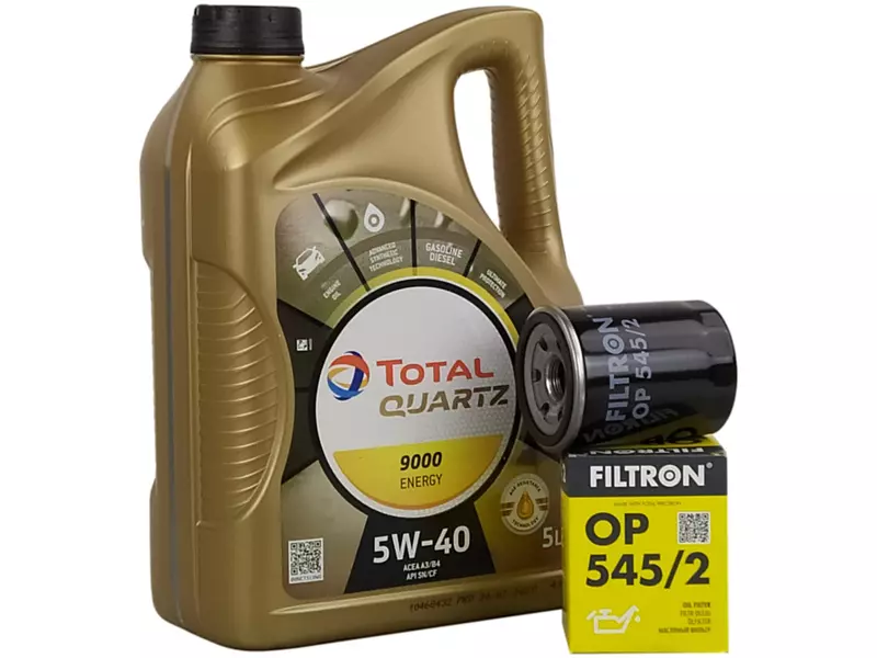 TOTAL ENERGY 9000 5W40 5L+FILTR OLEJU OP545/2