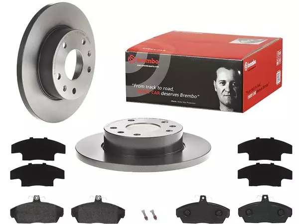 BREMBO TARCZE+KLOCKI PRZÓD LR FREELANDER I 262MM