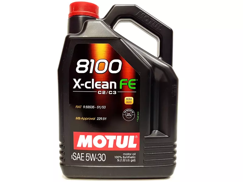 MOTUL 8100 X-CLEAN FE 5W30 DEXOS2 FIAT PSA VW 5L