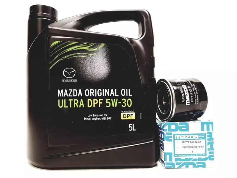 OE MAZDA FILTR+OLEJ 5W30 DPF 5L 3 BK BL 2.0 2.2