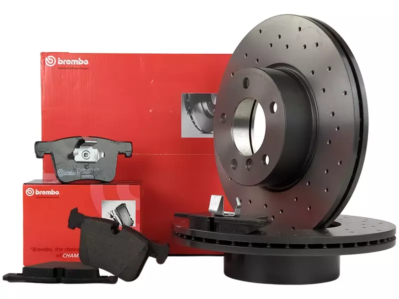 BREMBO XTRA TARCZE+KLOCKI PRZÓD BMW 3 GT F34 312MM