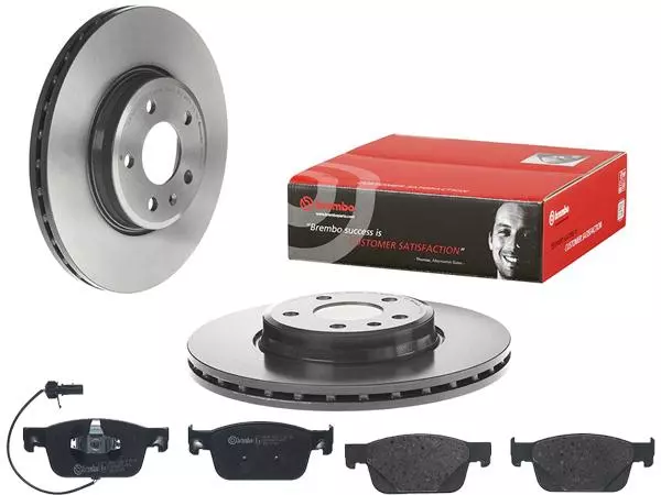 BREMBO TARCZE+KLOCKI PRZÓD AUDI A4 B9 A5 F5 314MM