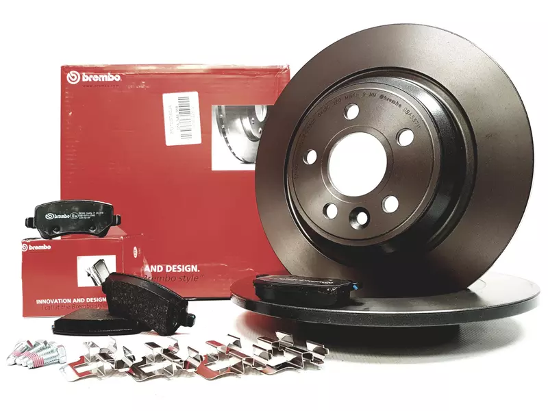 BREMBO TARCZE+KLOCKI TYŁ VOLVO XC70 II 302MM